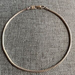 Fine Silver .999 Snake Chain Bracelet / Anklet – 9.25” USA Mark